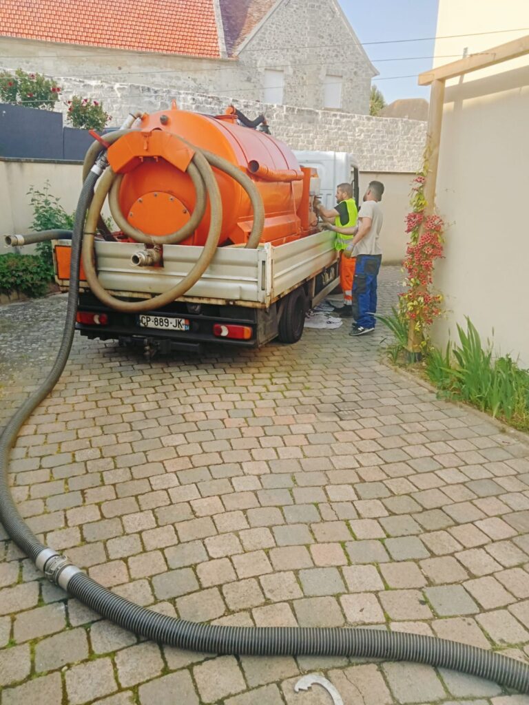 camion hydrocureur fioul et mazout